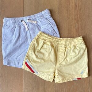 The Beaufort Bonnet Company yellow Sheffield shorts bundle, size 4